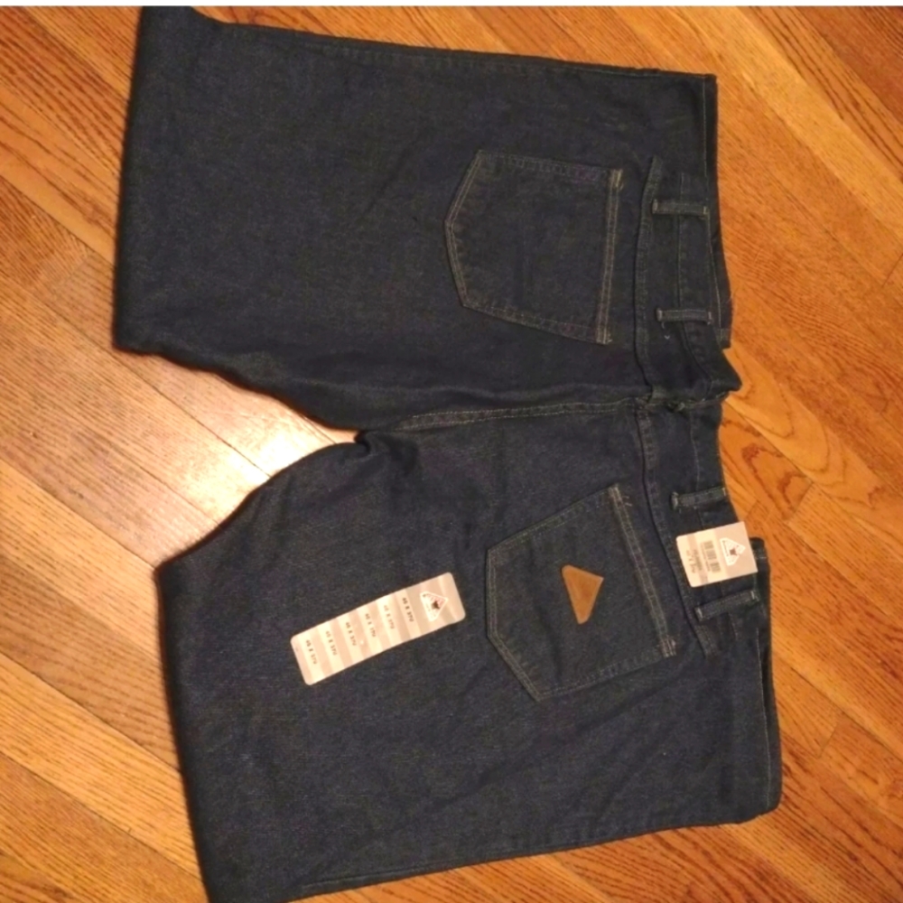 Bulwark Men's FR Flame Resistant Denim Jeans 40 x 37U Stone Wash PEJMSD4